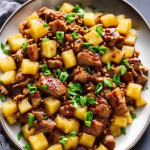 Spiced Pineapple Pork