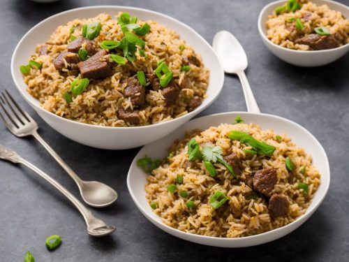 Spiced Rice with Beef