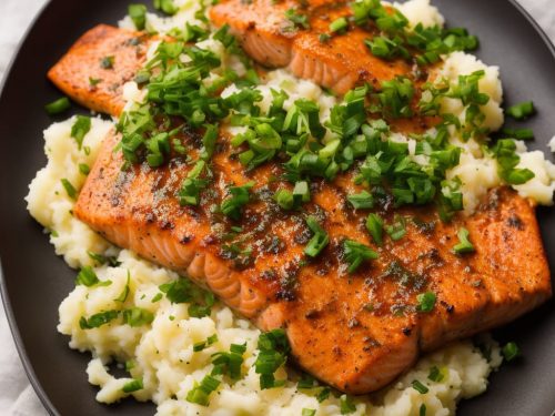 Spiced Salmon with Mash