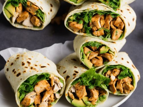 Spicy Chicken & Avocado Wraps