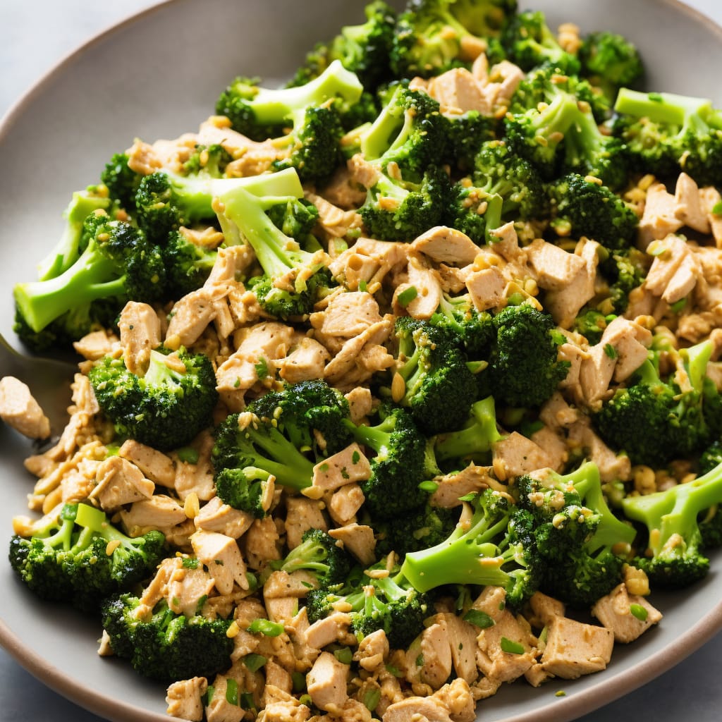 Spicy Chicken Salad with Broccoli