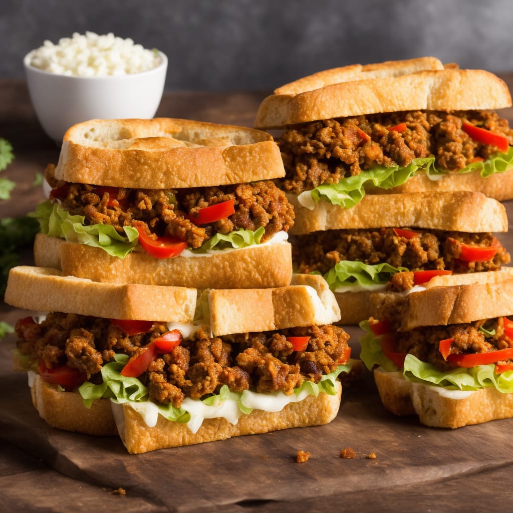 Spicy Chopped Cheese Sandwich