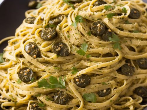 Spicy Fennel Linguine with Sardines & Capers