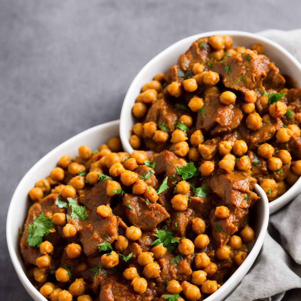 Spicy Lamb with Chickpeas