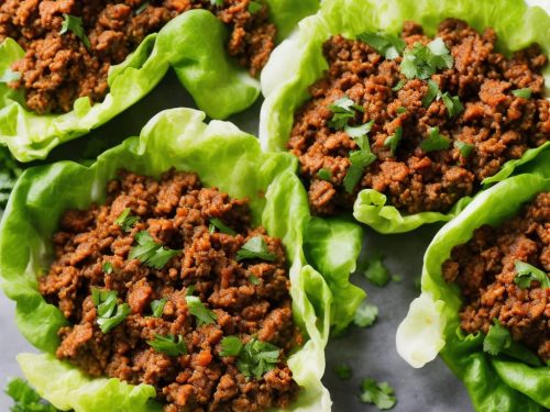 Spicy Mince & Lettuce Cups