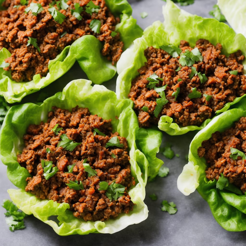 Spicy Mince & Lettuce Cups