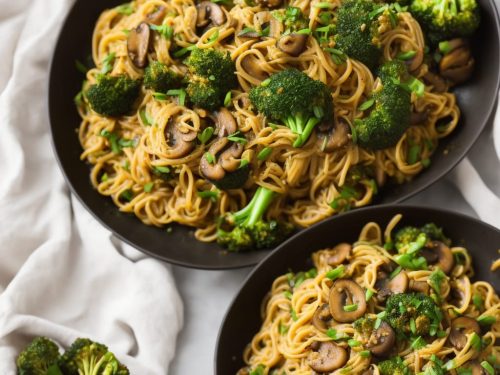 Spicy Mushroom & Broccoli Noodles
