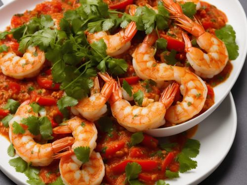 Spicy Prawn Cocktail with Tomato & Coriander Dressing