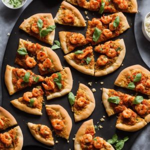 Spicy Prawn Pizzas