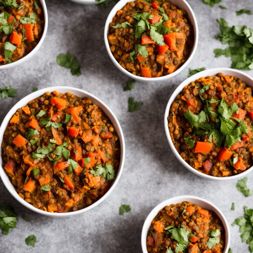 Spicy Root & Lentil Casserole
