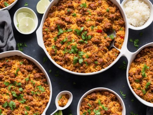 Spicy Sausage and Rice Casserole