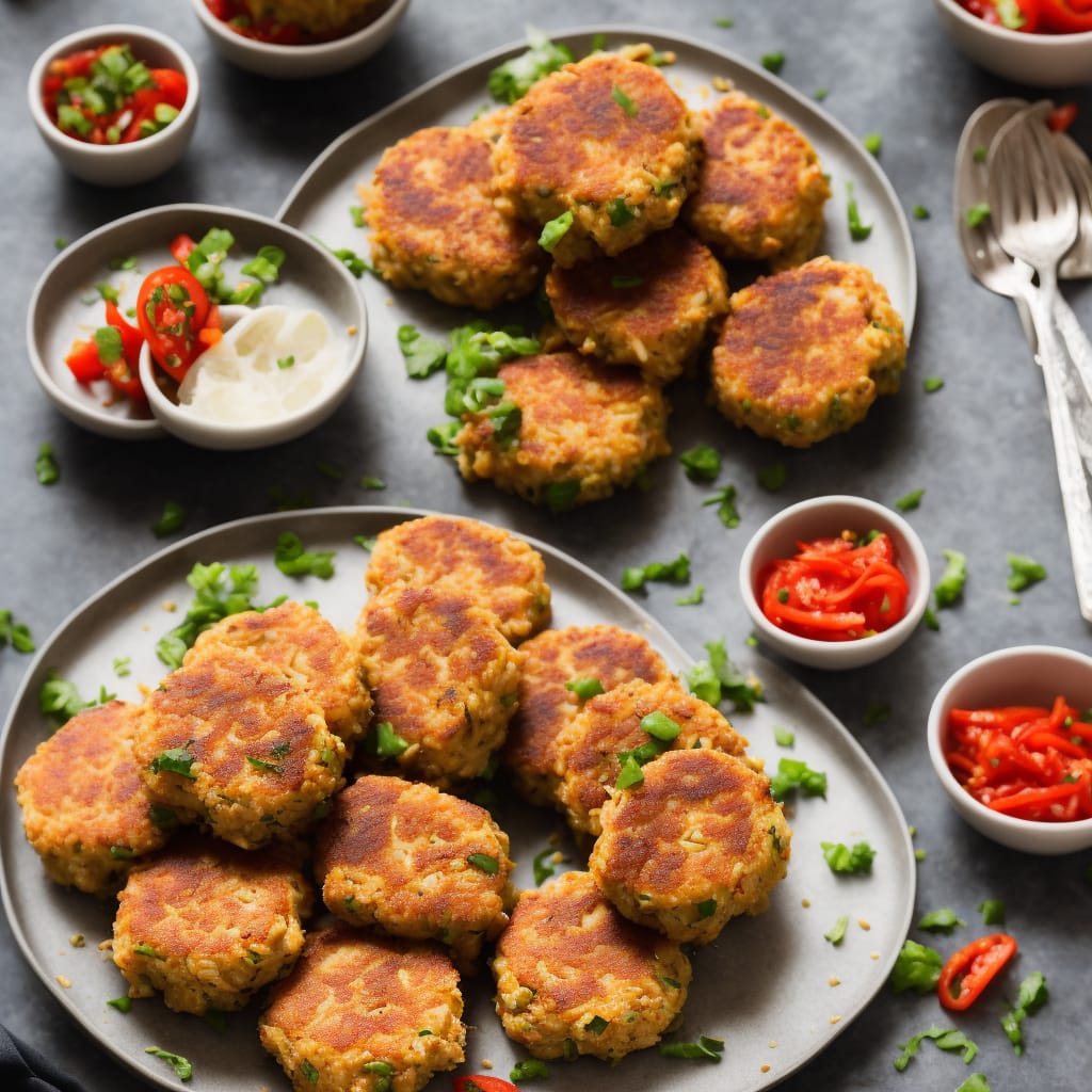 Thai Salmon Fishcakes with spicy dipping sauce - Foodle Club