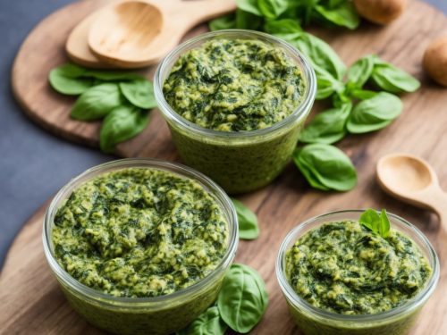 Spinach Basil Pesto Recipe