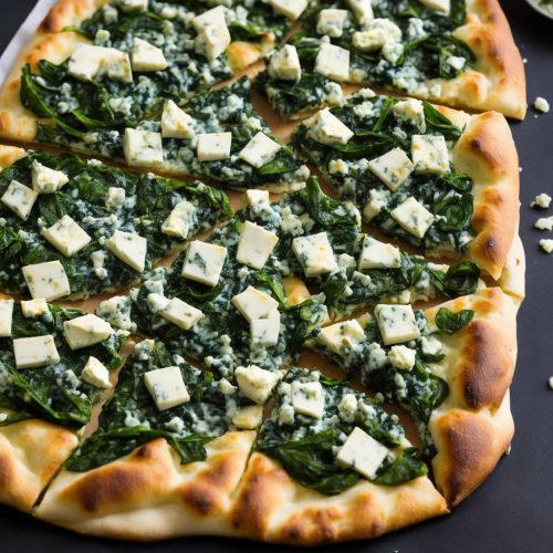 Spinach & Blue Cheese Pizza Recipe