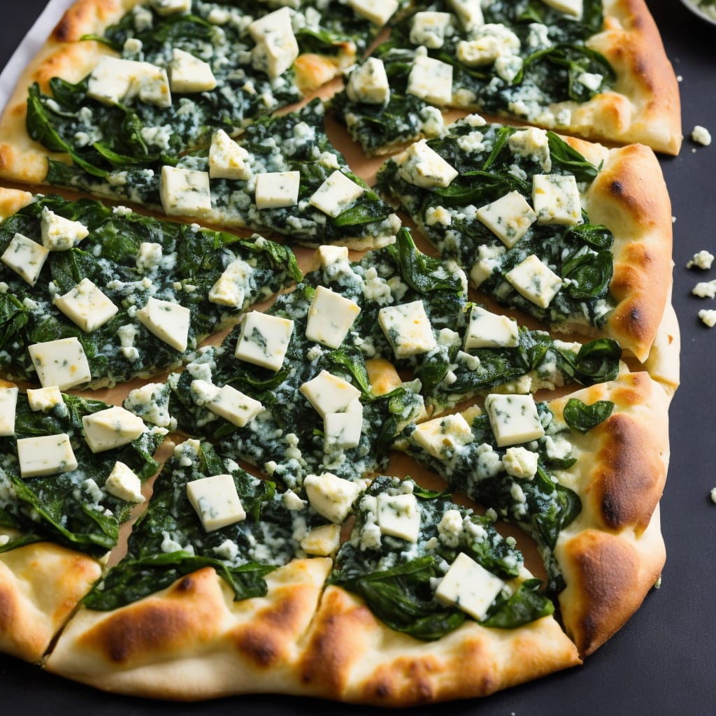 Spinach & Blue Cheese Pizza