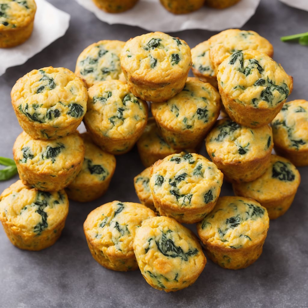 Spinach Cheddar Muffins