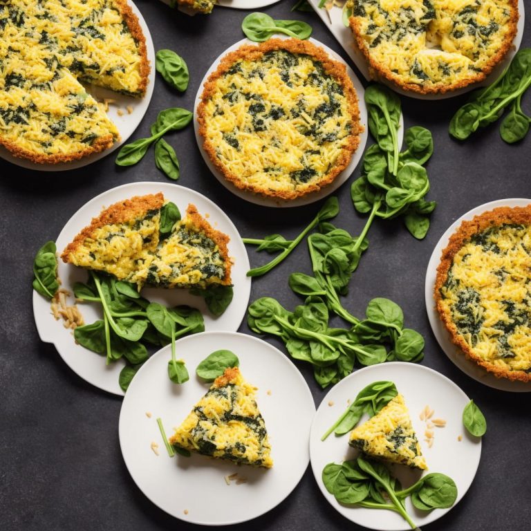 Spinach, Cheese & Onion Rice Torte Recipe | Recipes.net