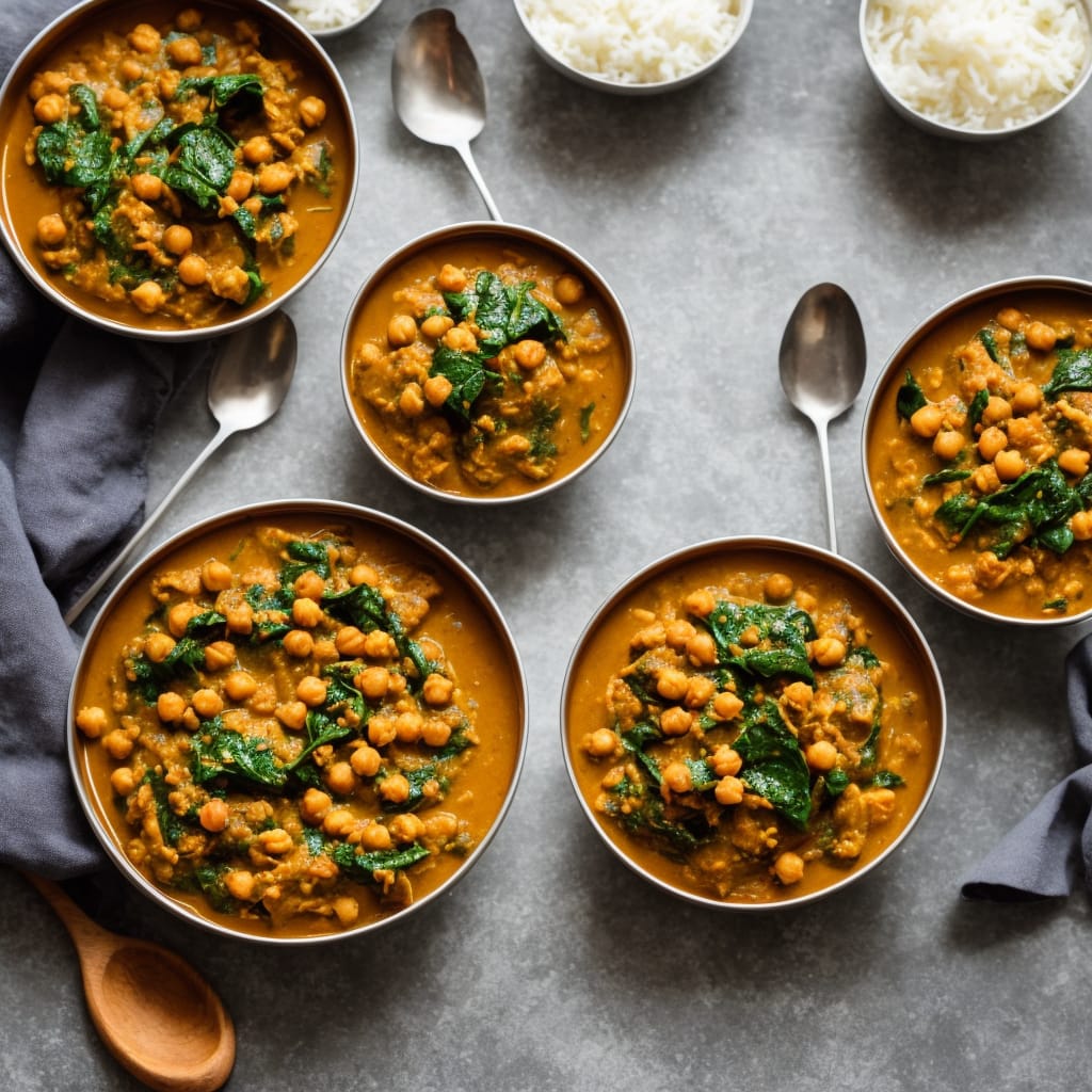 Spinach & Chickpea Curry Recipe | Recipes.net