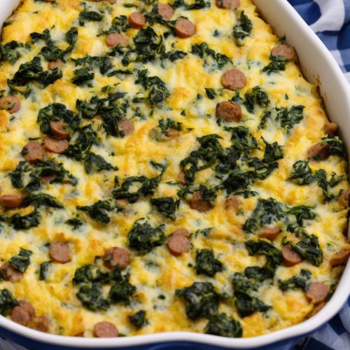 Spinach, Sausage, and Egg Casserole Recipe | Recipes.net