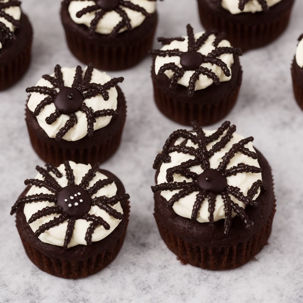 Spooky Spider Cakes