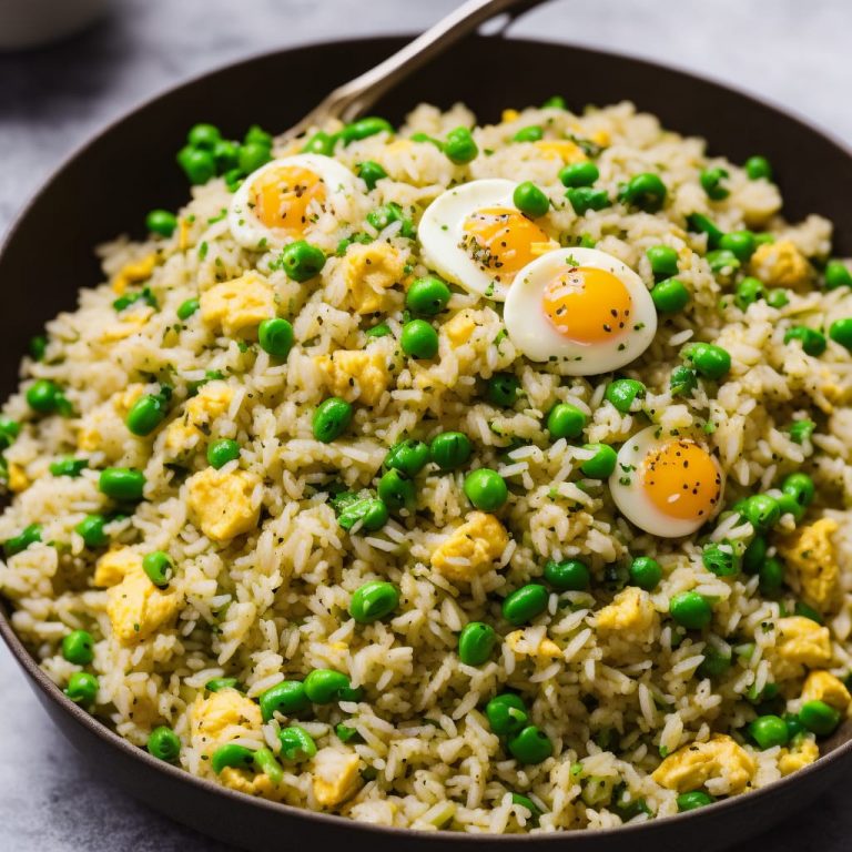 Spring Green Fried Rice & Eggs Recipe