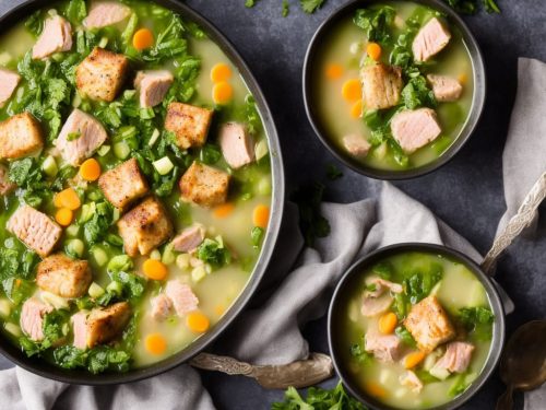 Spring Greens & Gammon Soup