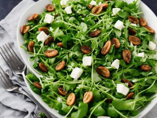 Spring Salad with Watercress Dressing