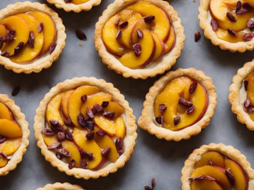 Squashed Peach & Almond Tarts