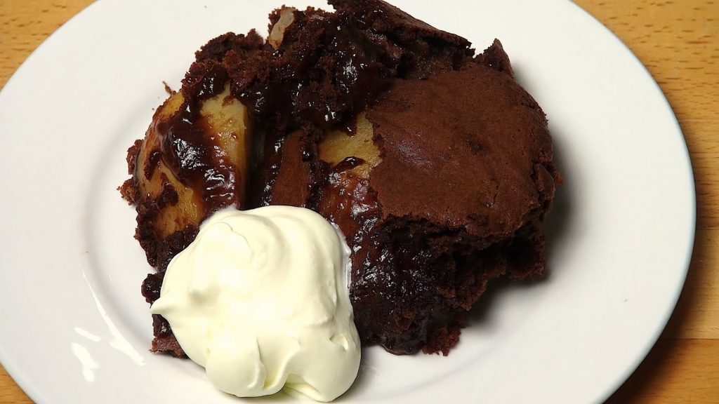 Squidgy Chocolate Pear Pudding