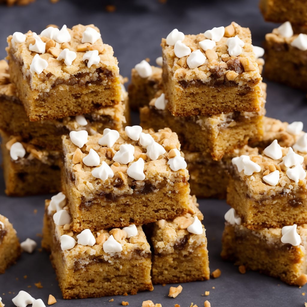 Starry Toffee Cake Squares