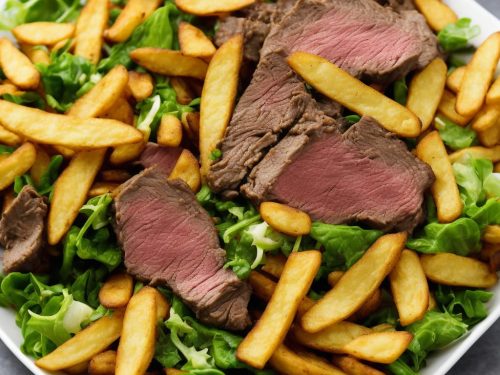 Steak & chips salad