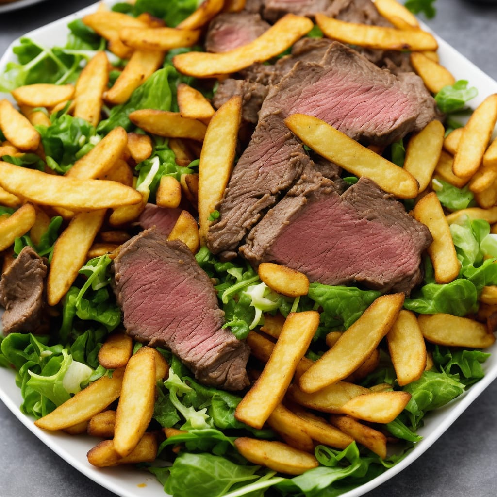 Steak & chips salad