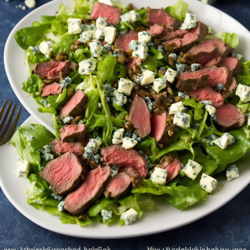 Steak Salad with Blue Cheese Vinaigrette