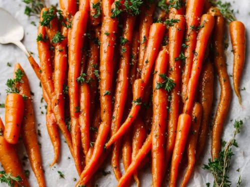 Sticky Carrots with Thyme & Honey