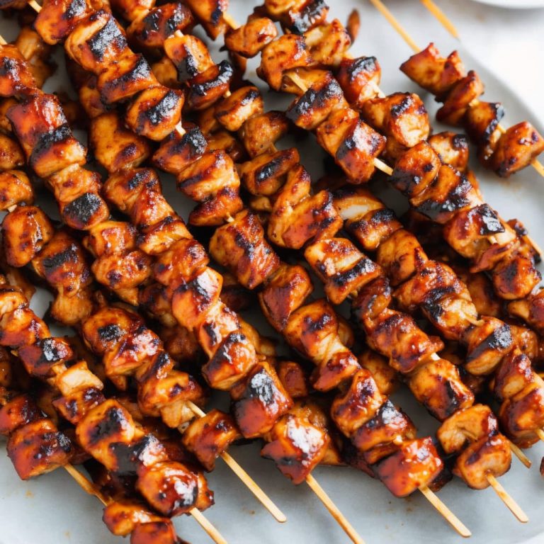 Sticky Chicken & Chorizo Skewers Recipe | Recipes.net