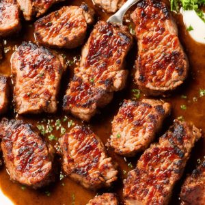 Sticky Gammon Steaks