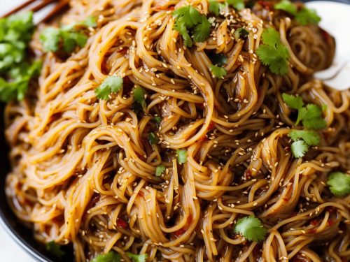Sticky Noodles with Homemade Hoisin Recipe