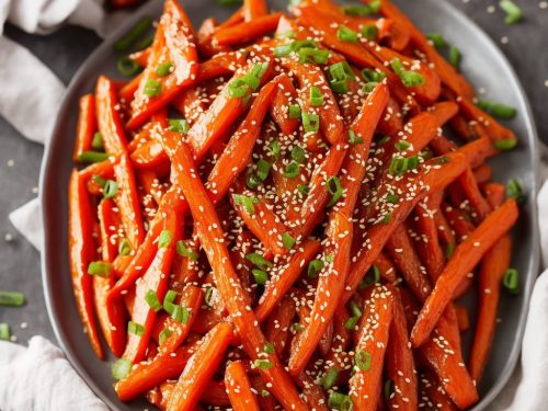 Sticky Sesame-Glazed Carrots