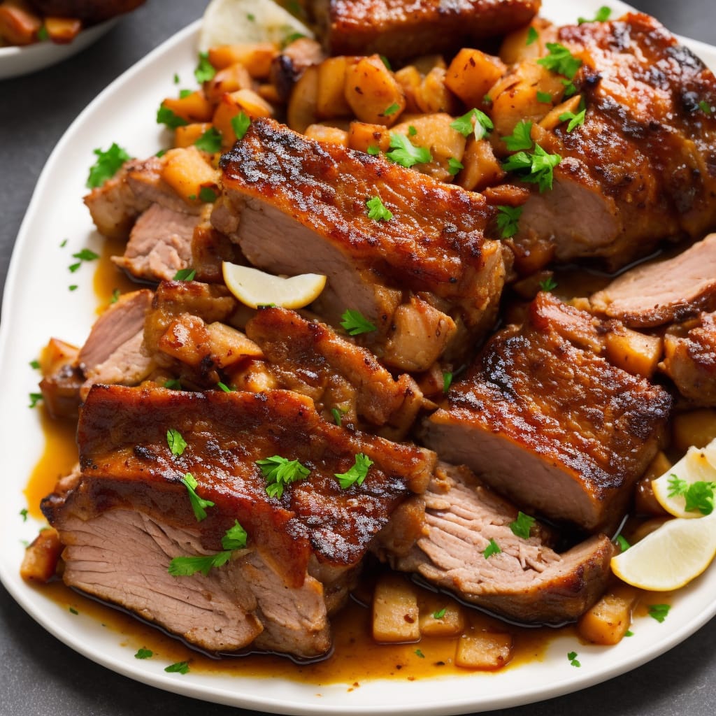 Sticky Slow-Roast Belly of Pork Recipe | Recipes.net