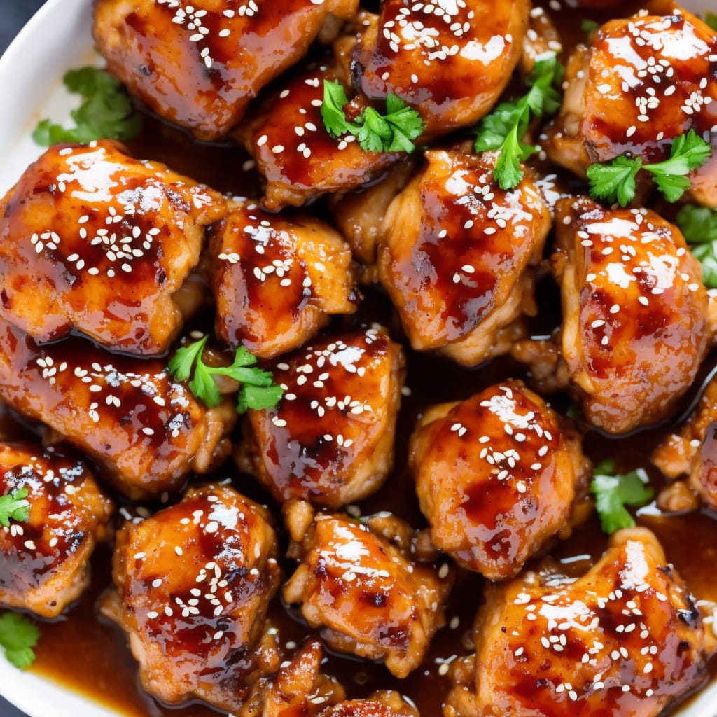 Sticky Tamari & Honey Chicken Thighs Recipe | Recipes.net