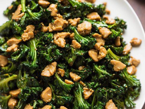 Stir-fried greens with oyster sauce