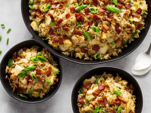 Stir-fried Rice with Cabbage & Bacon
