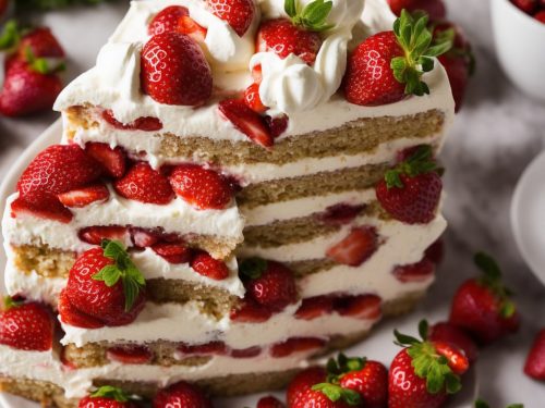 Strawberries and Cream Cake