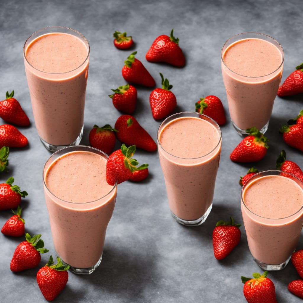 Strawberry-Banana-Peanut Butter Smoothie