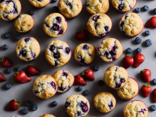 Strawberry-Blueberry Muffins