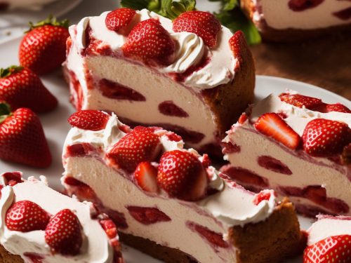 Strawberry Cream Roulade