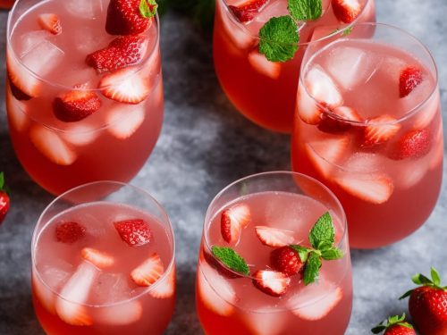 Strawberry & Elderflower Rosé Punch