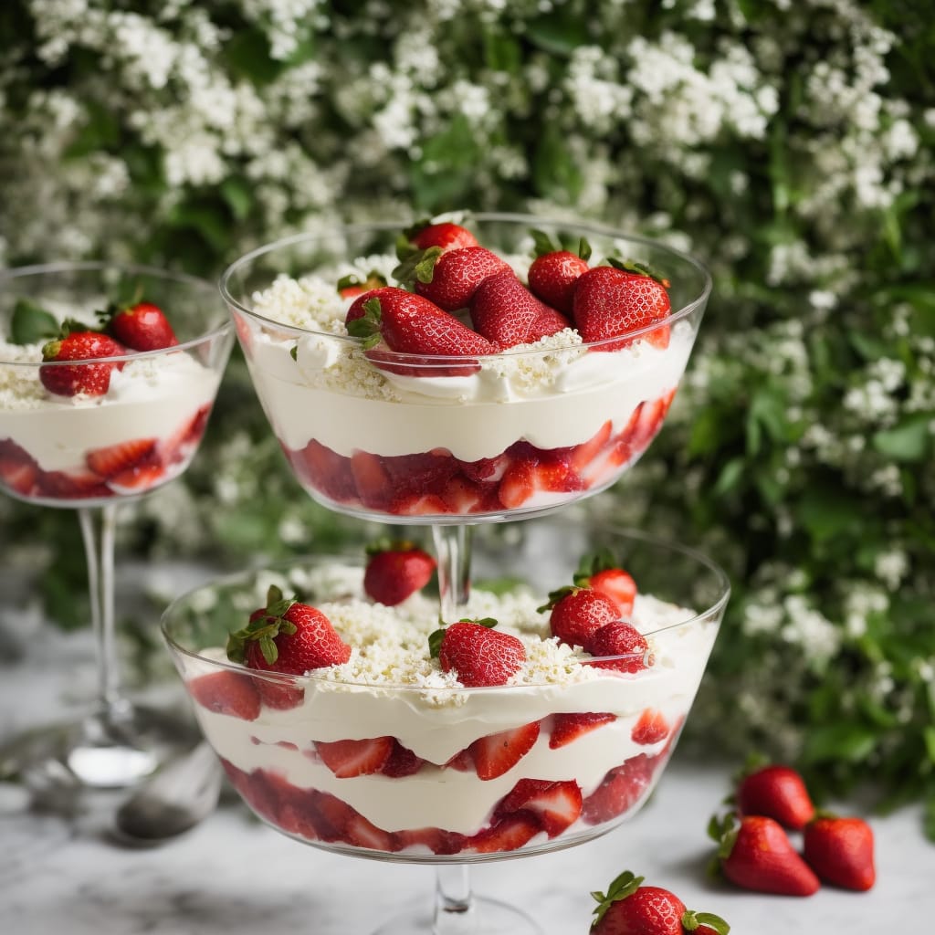 Strawberry & Elderflower Trifle
