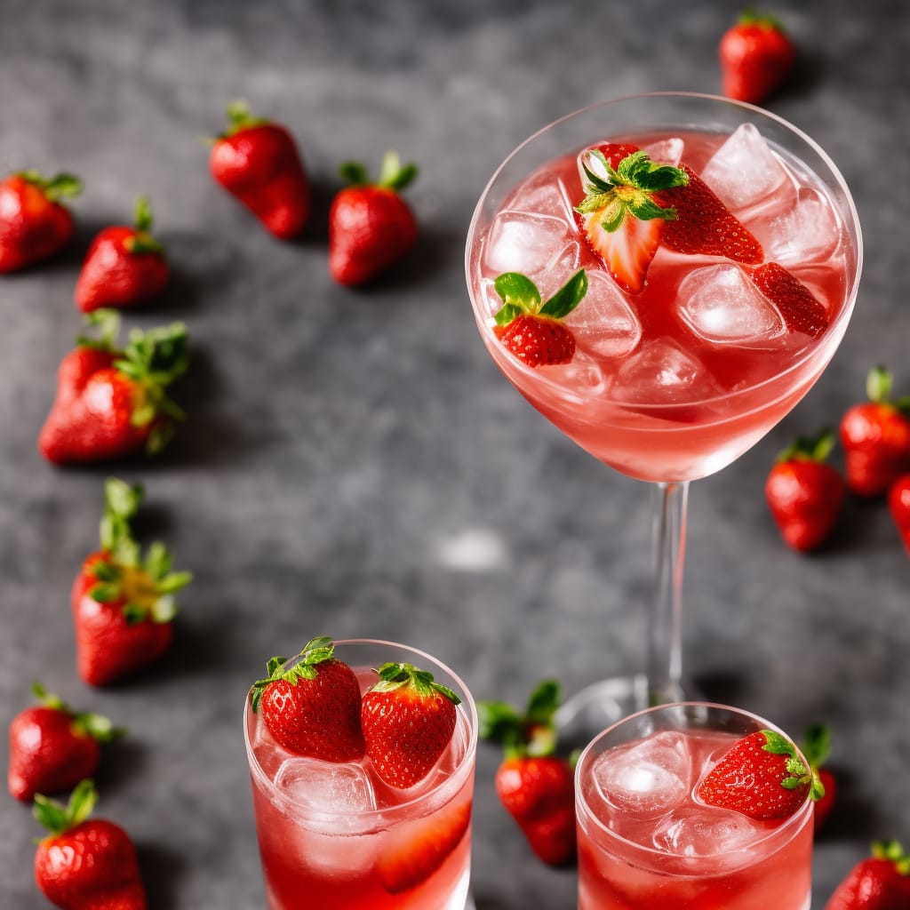 Strawberry-Gin Cocktail