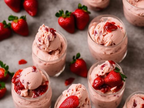 Strawberry Jam Ripple Ice Cream
